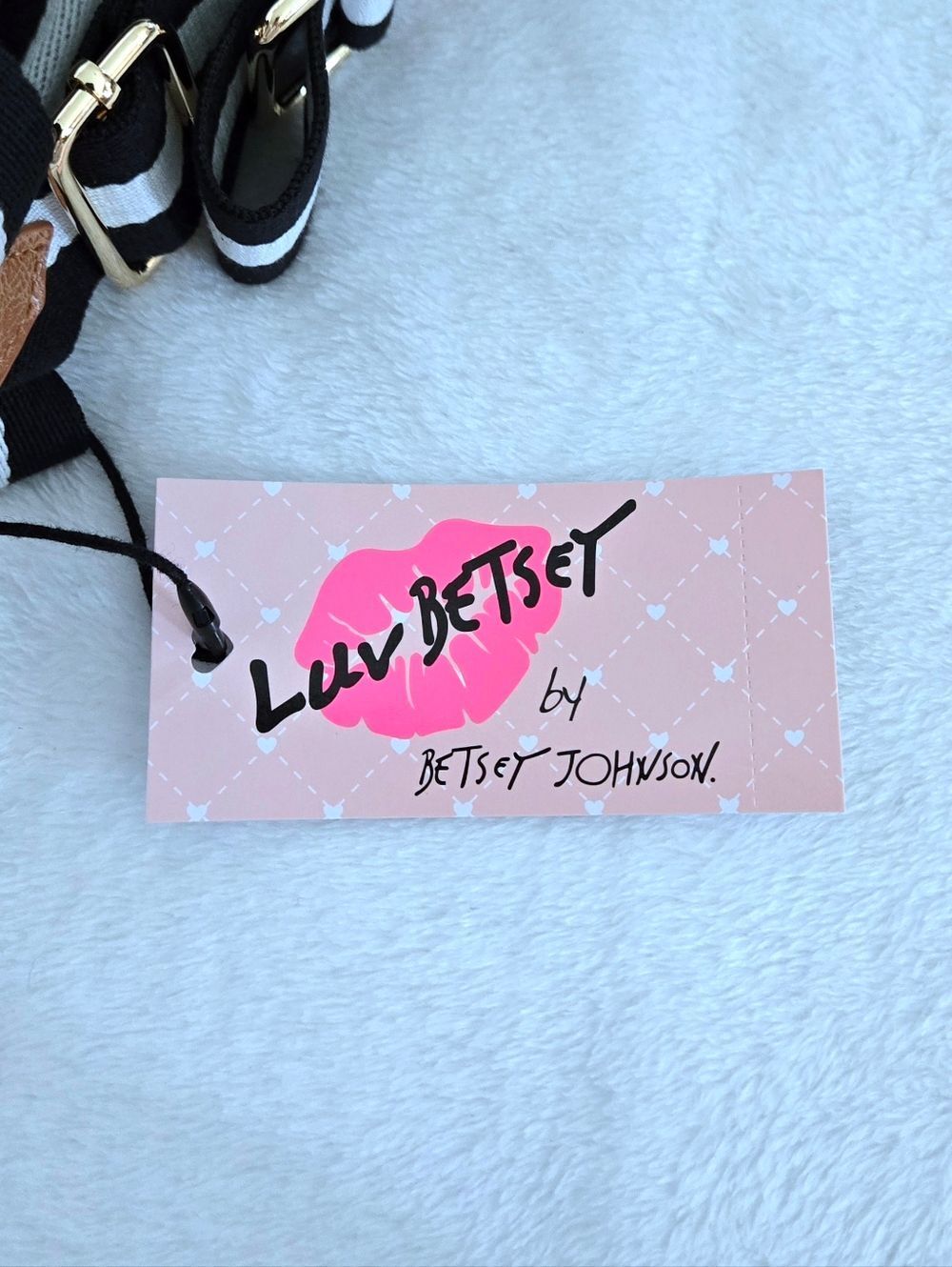 Luv Betsey💋 By Betsey Johnson Denim Teddy Bear🧸 Bag👜 - NWT - Picture 11 of 16